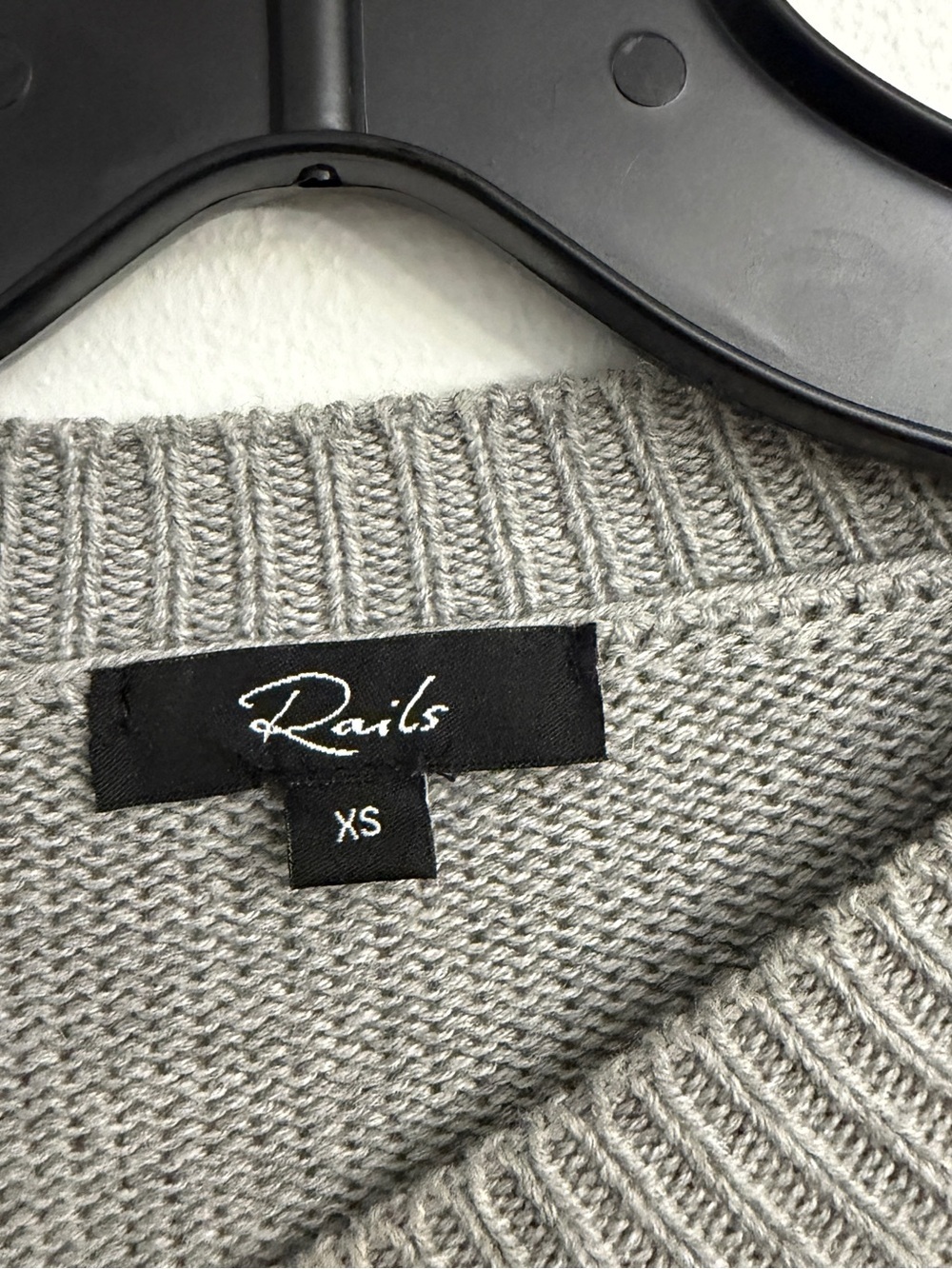 Rails Perci Star Gray Sweater Size XS Cotton/cashmere Blend - Picture 4 of 9
